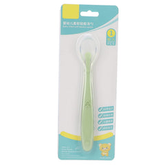 Worem silicone spoon offers soft touch during delicate mouth exploration