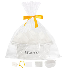 woric gift basket with bag, card, ribbon, and tissue for ready-to-gift presentation