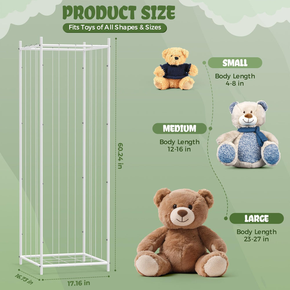 WORLDMX extra-large plush holder with 60x17x16.7 inches capacity