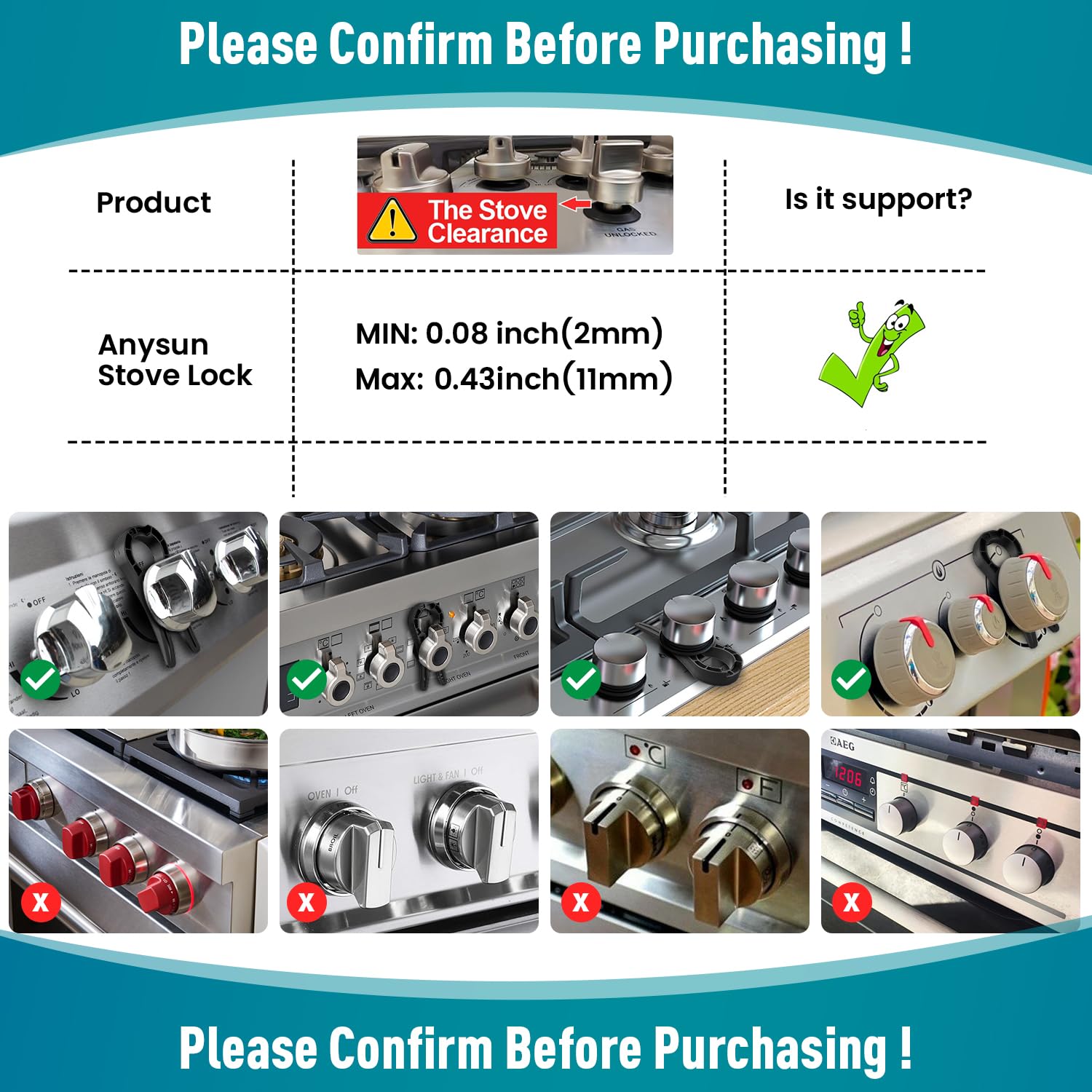Worscale easy-install knob covers require no tools for quick setup
