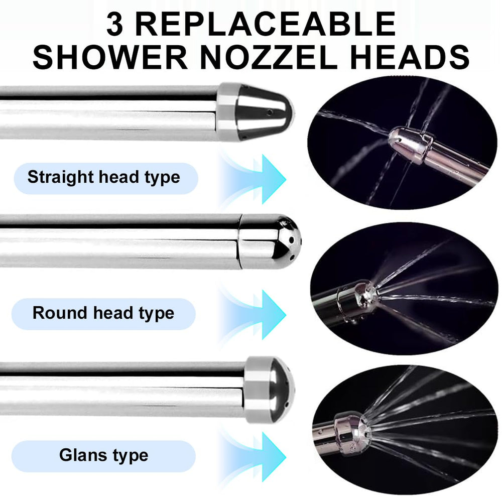 WOSE Enema Nozzle stainless metal for durable use