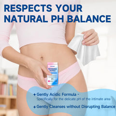 WOUSEDO pH-balanced botanicals support intimate balance with soothing aloe.