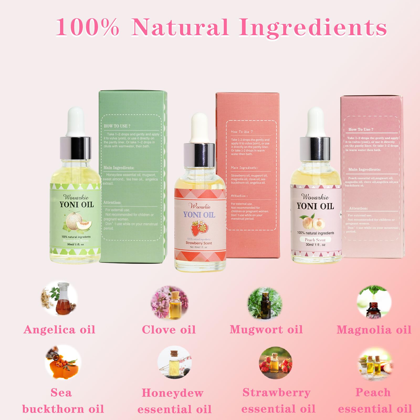 Wovarkie Yoni Oil for daily feminine hygiene routine