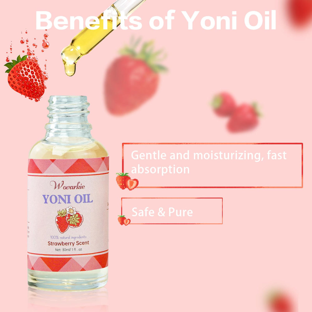 Wovarkie Yoni Oil on a panty liner suggests discreet use