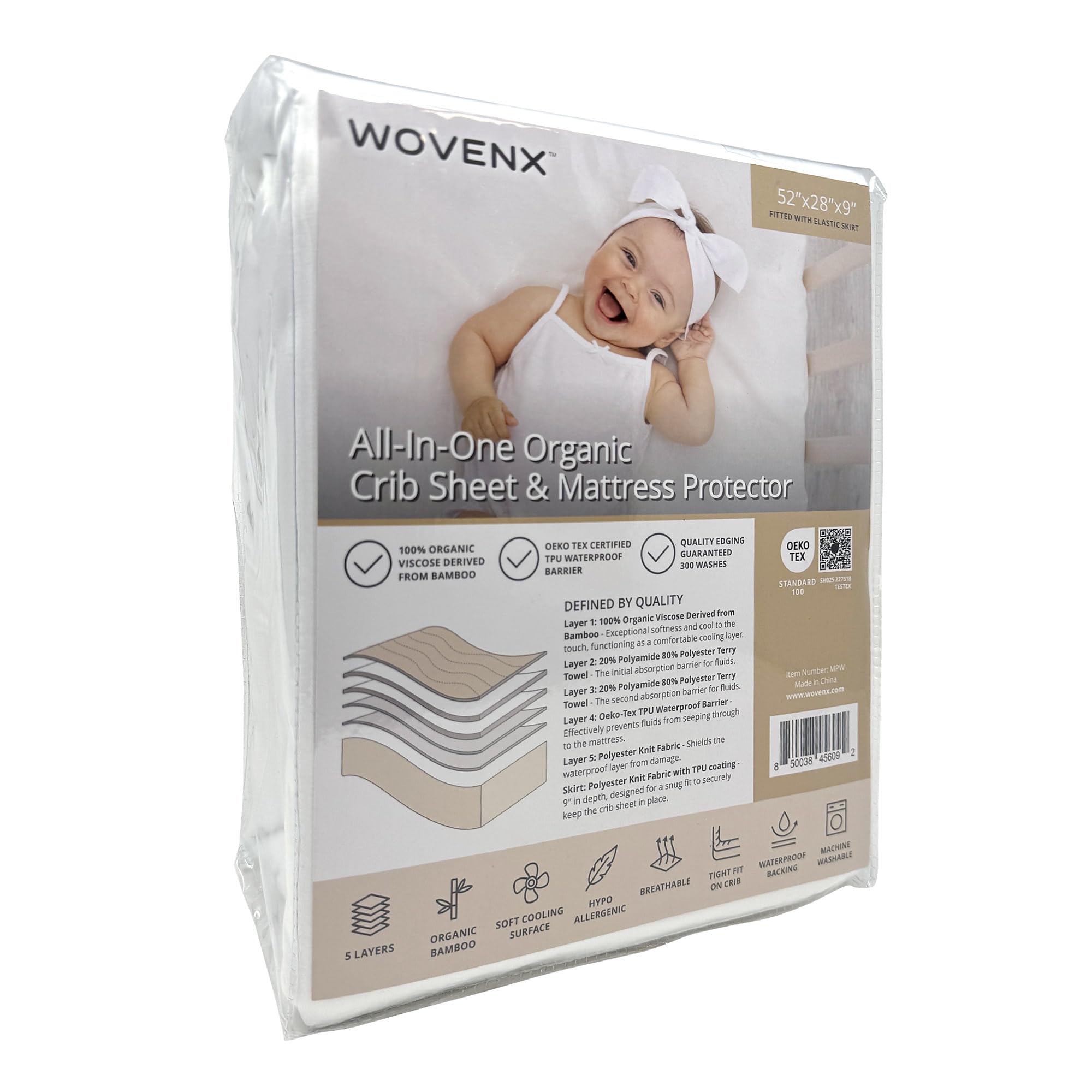 Wovenx crib setup all-in-one solution for peaceful nights