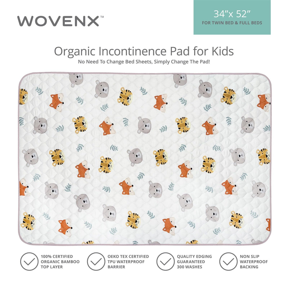 WOVENX twin to full bed pad fits securely on larger mattresses