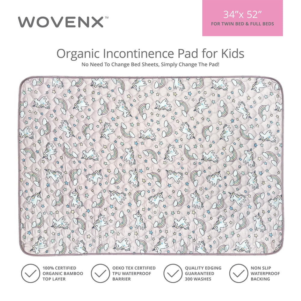 WOVENX pad featuring VOC-free TPU barrier for safe use.