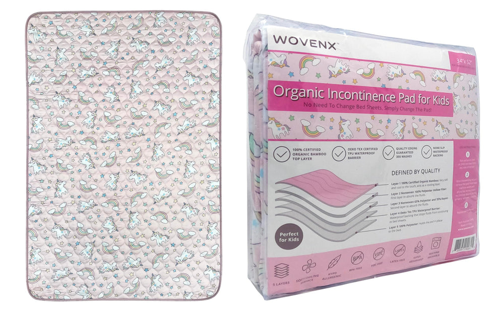 Detail of bamboo viscose fiber in WOVENX pad.