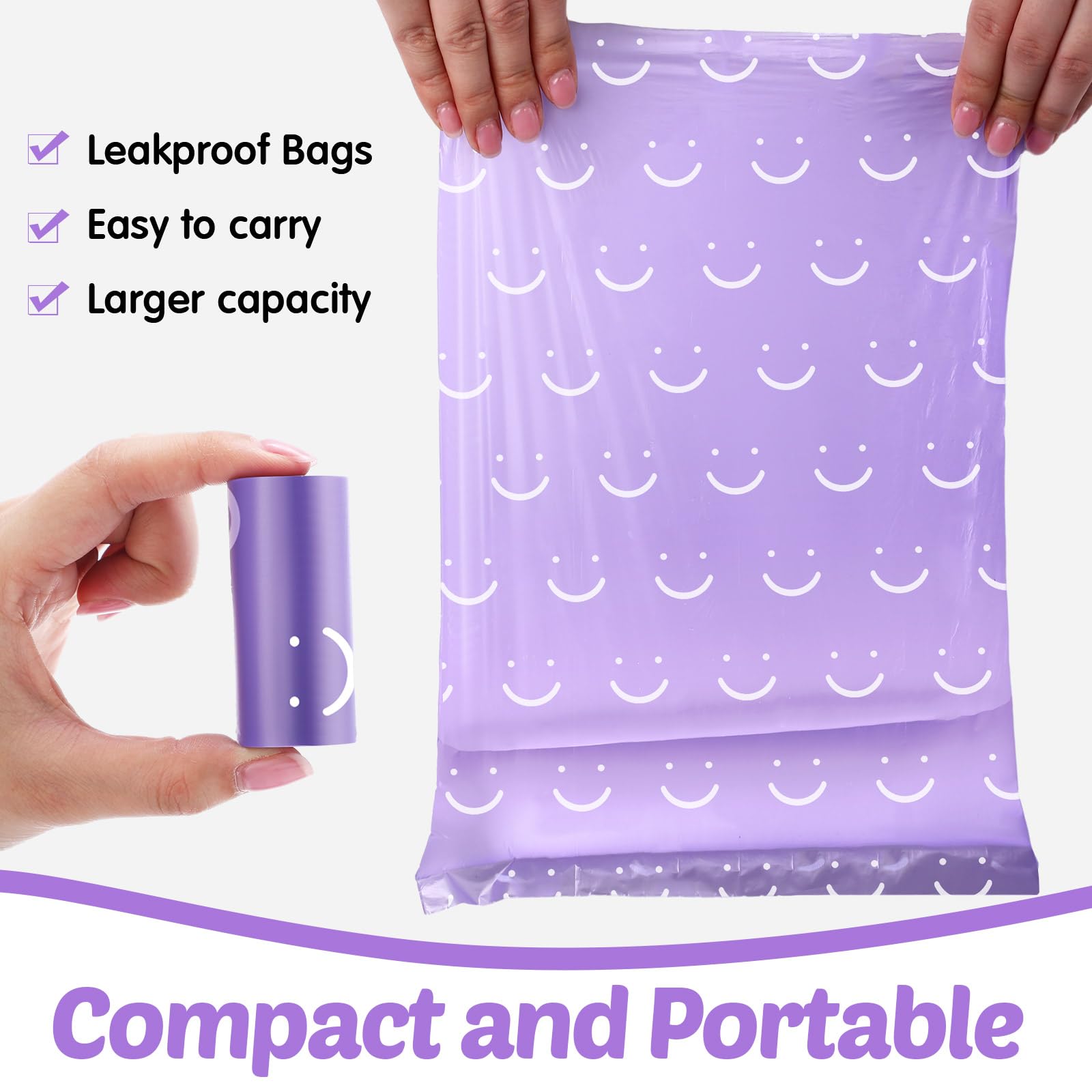 Wowangce leakproof diaper sacks containing liquids securely