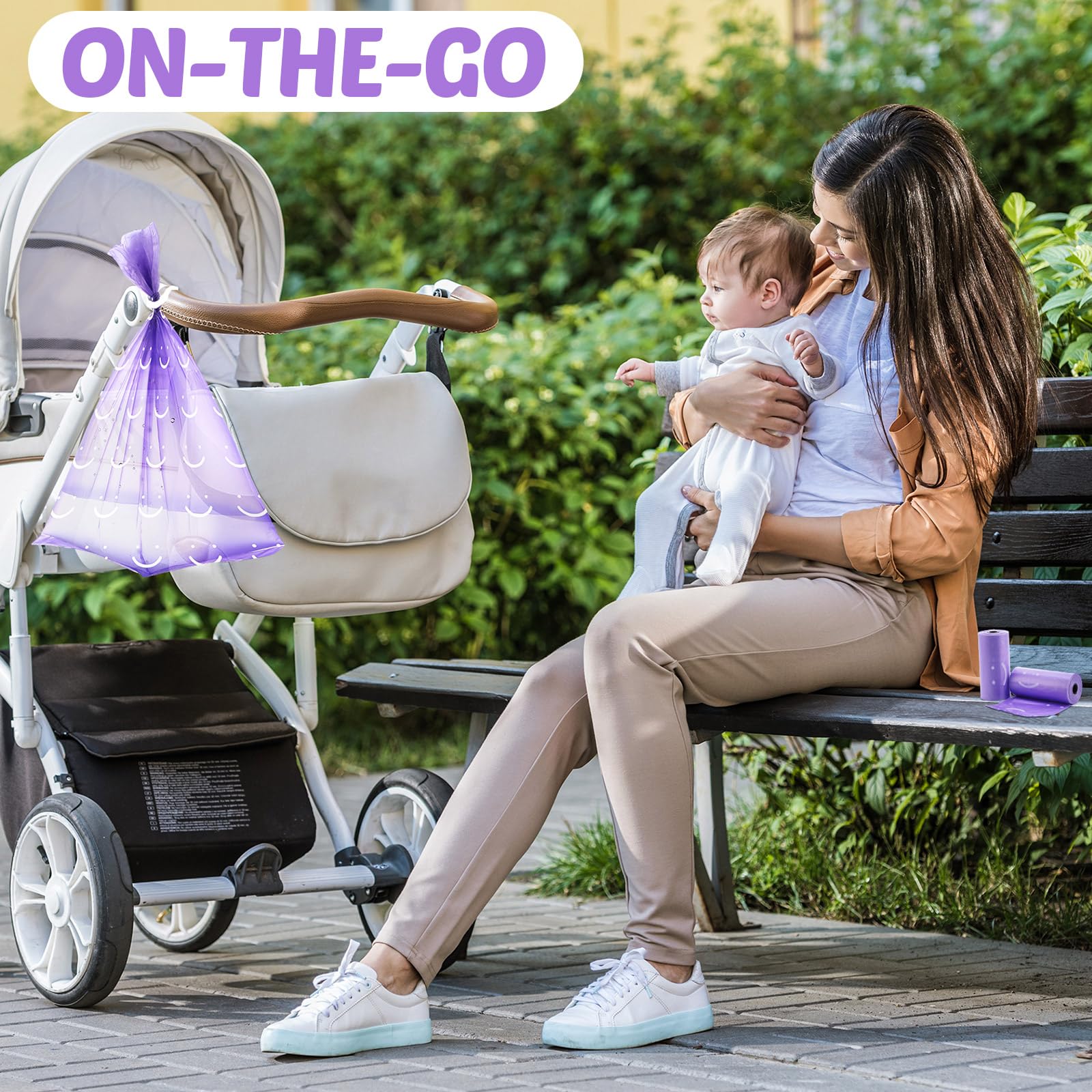 Wowangce scented odor-control bags for nurseries and travel