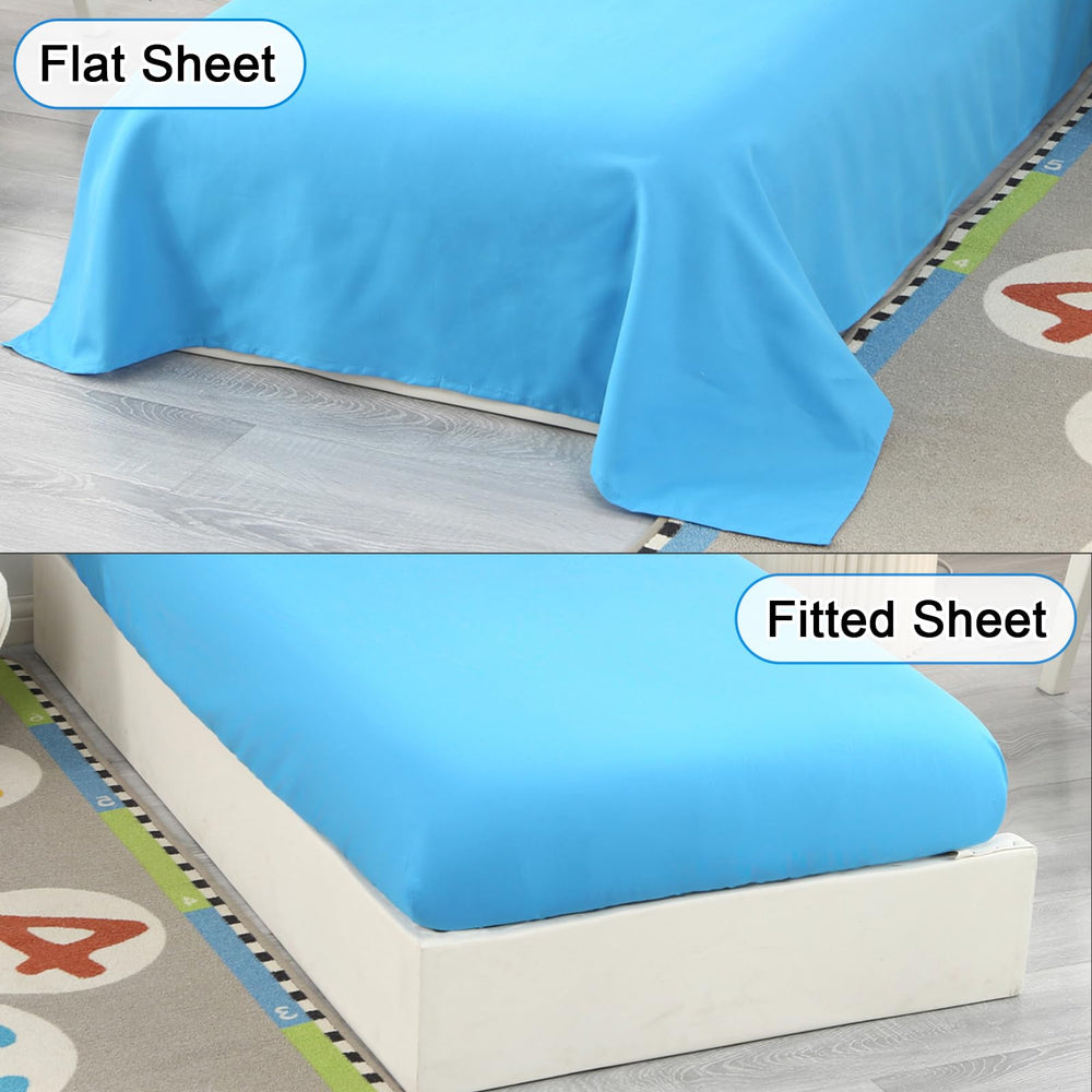 Wowelife blue car pillowcase provides gentle softness for restful nights