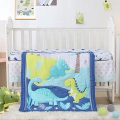 Wowelife dinosaur crib bedding crib skirt with pockets adds playful stability
