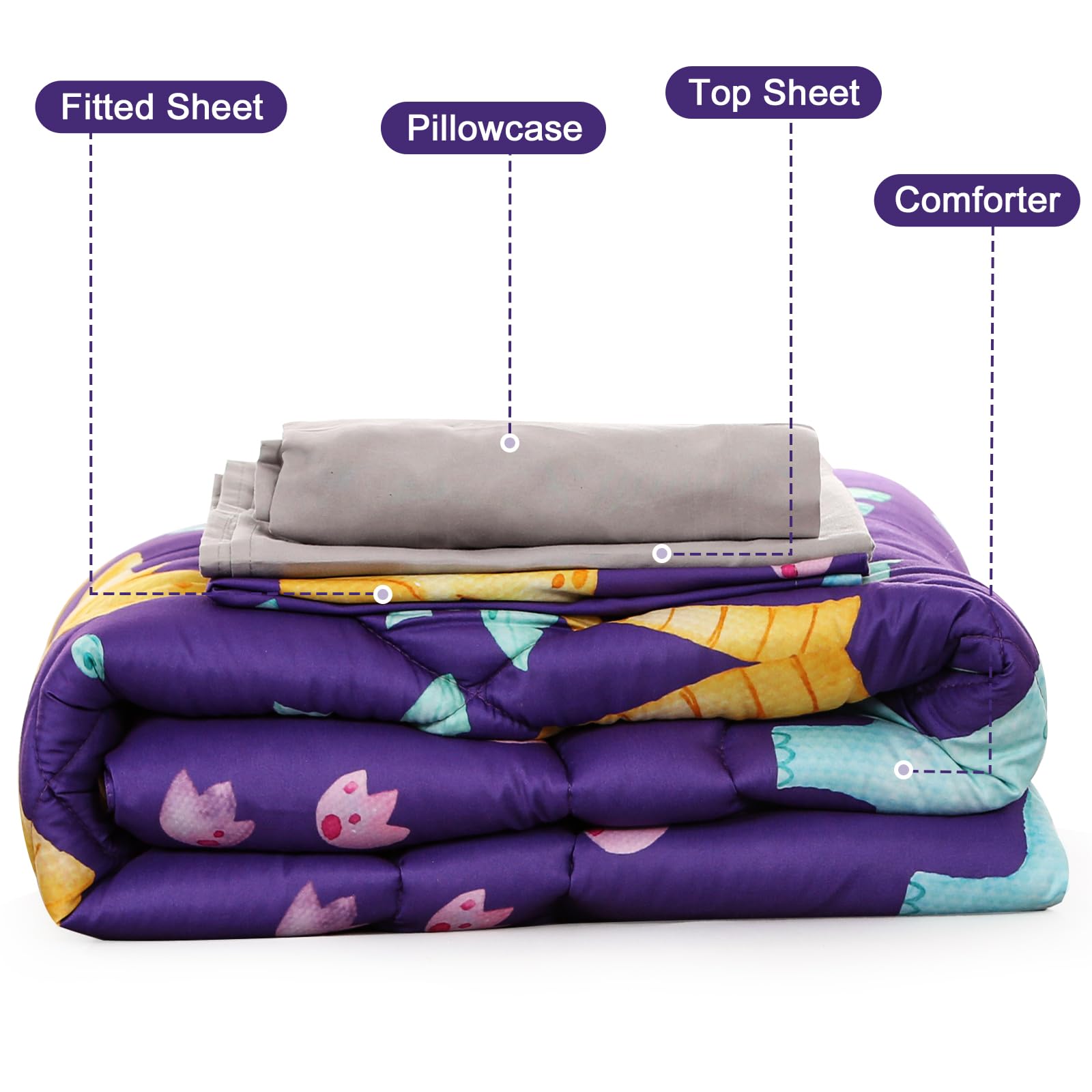Wowelife dinosaur design bedding enhances playful bedtime decor