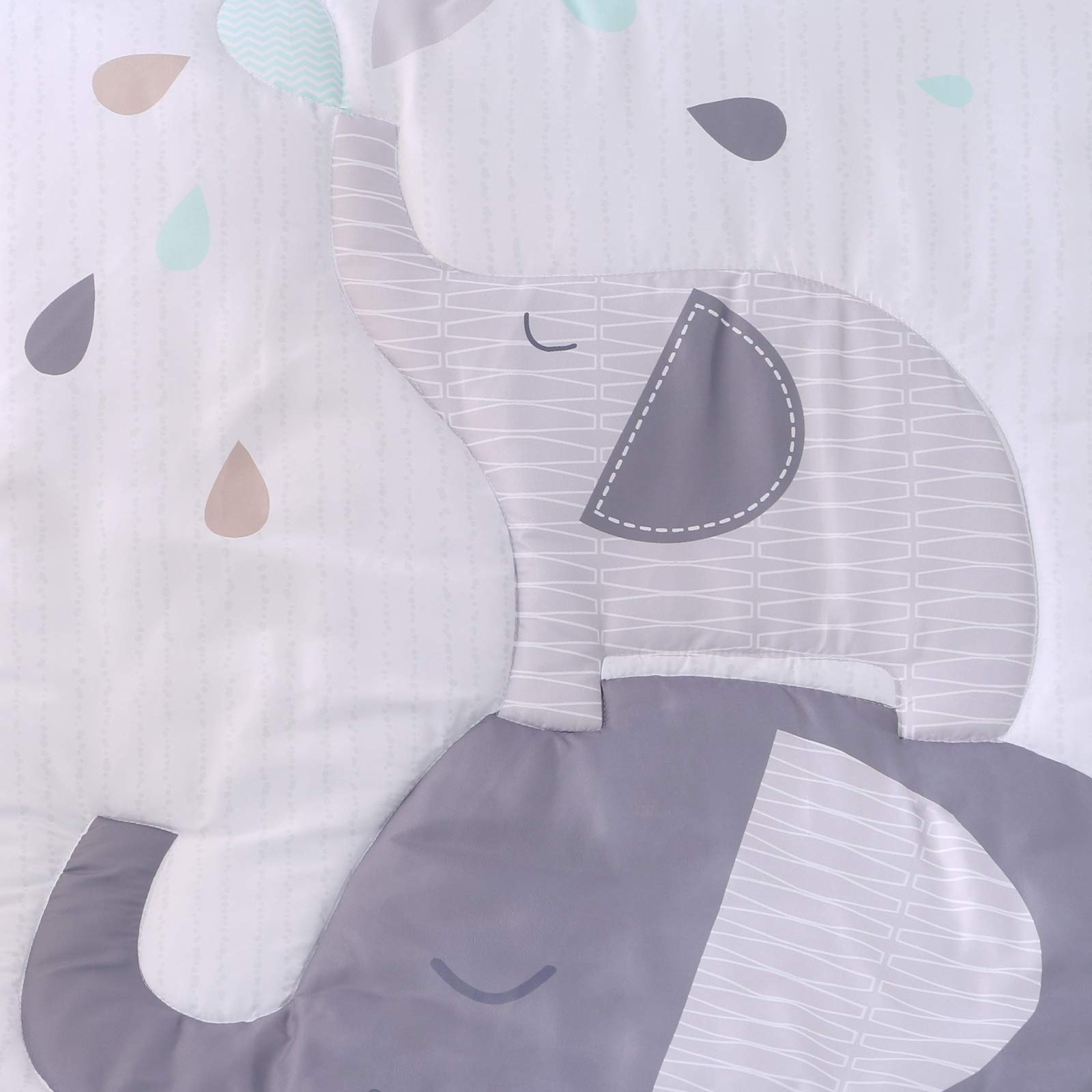 Wowelife Elephant crib bedding uses CPC and Oeko-Tex certified materials.