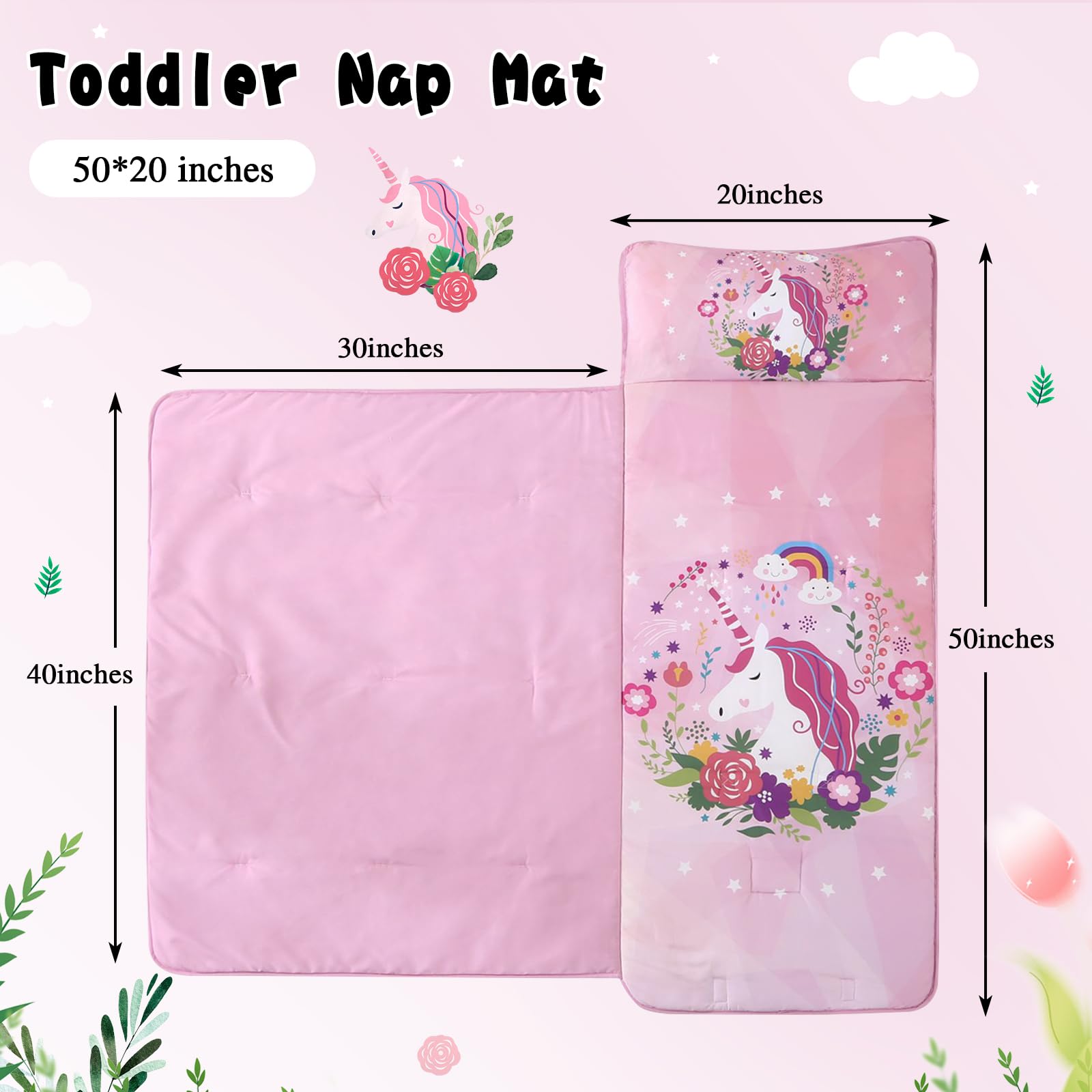 Wowelife fleece blanket adds warmth for daycare nap times.