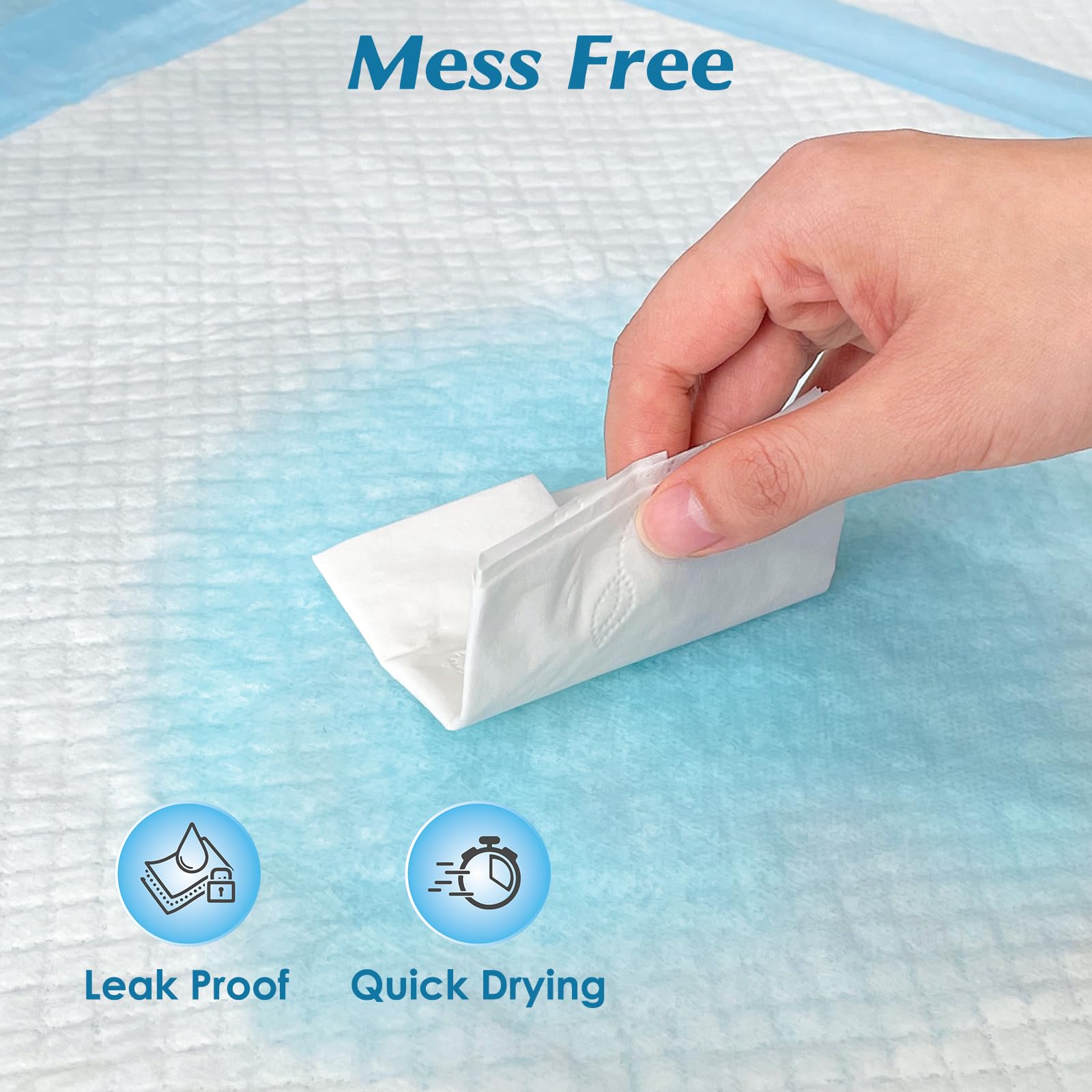 Wowflash versatile disposable pad is suitable for babies, adults, and pets.