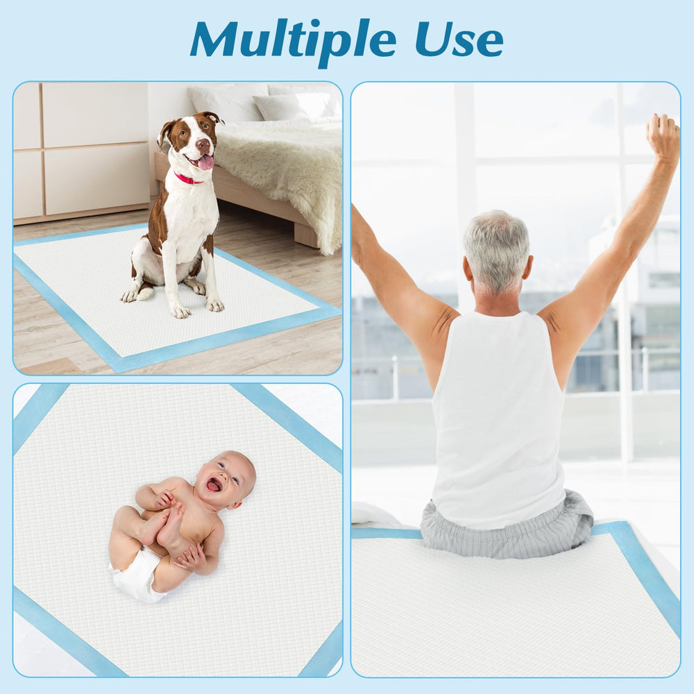 Wowflash XXL dog and baby safe underpad for overnight use.
