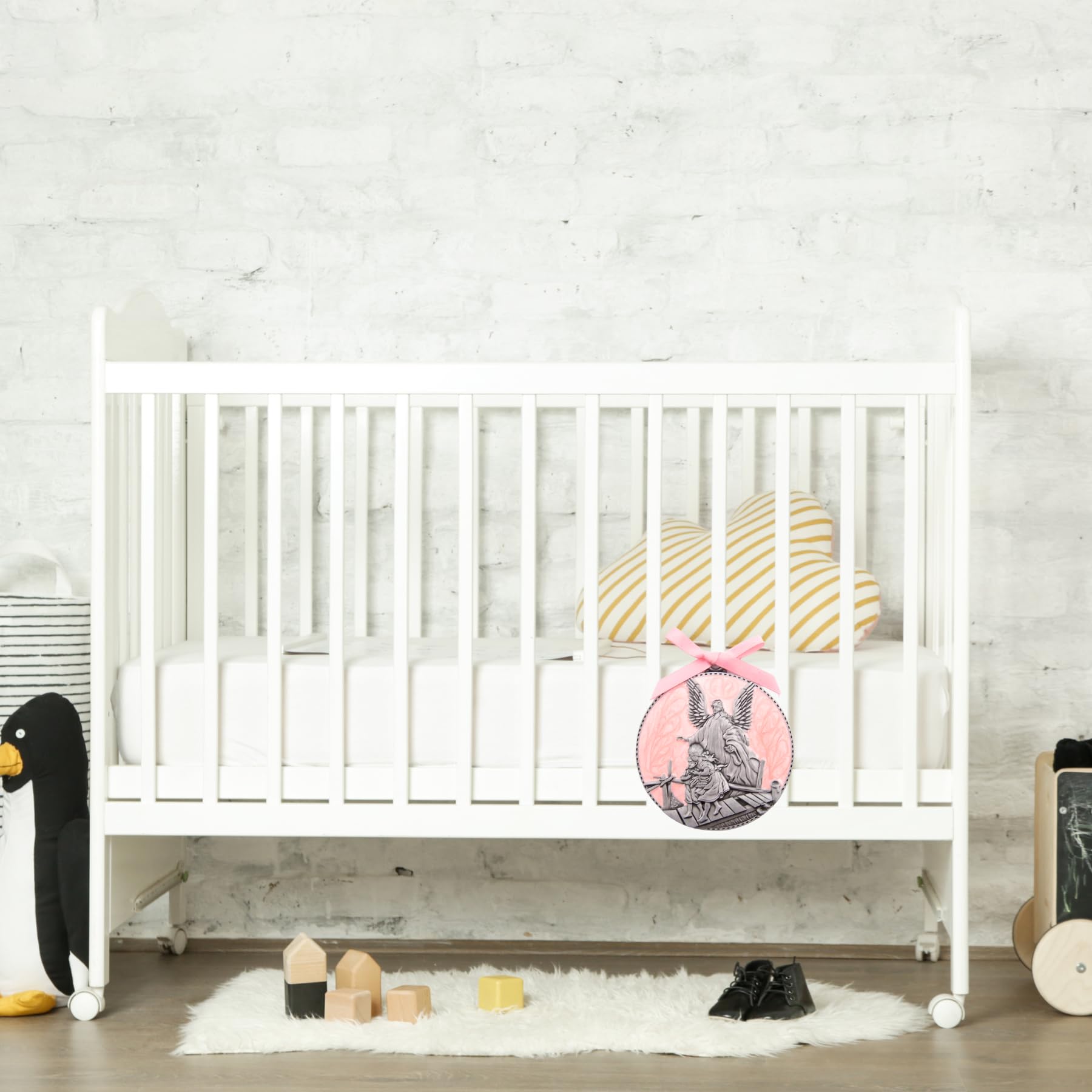 Wowser baby guardian angel symbol for nursery calm and symbolism