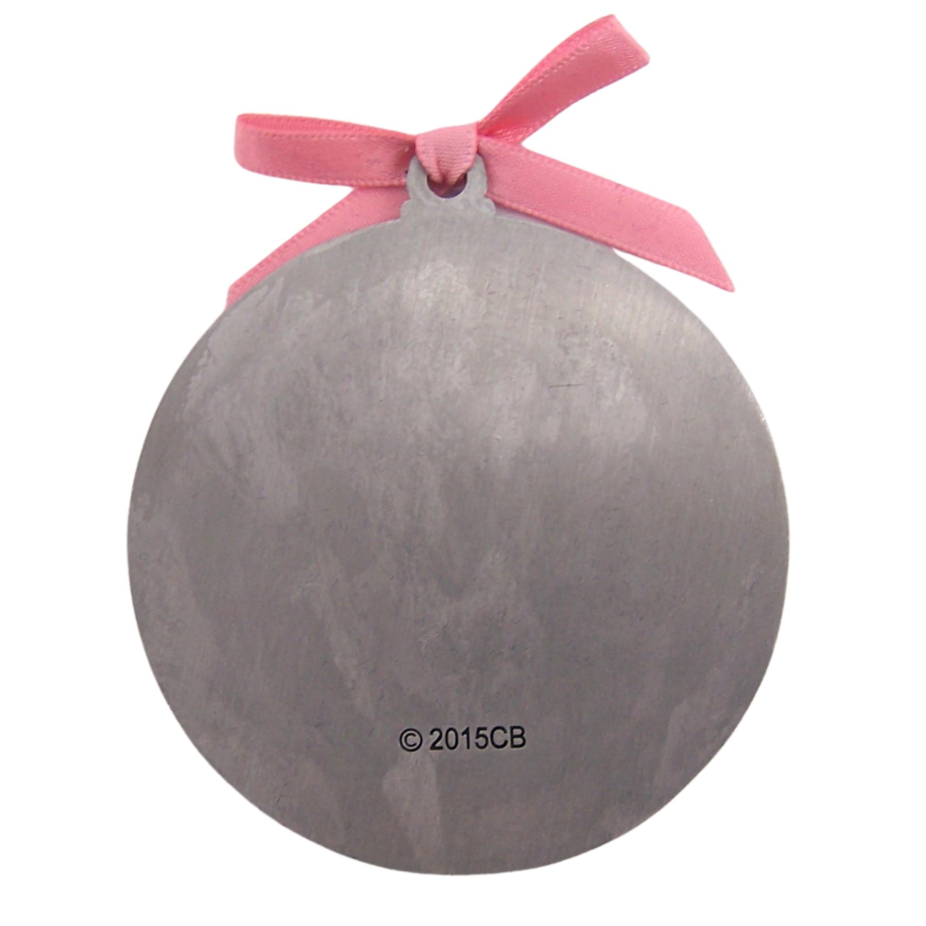 Wowser pink crib decorative token ready to hang on the crib