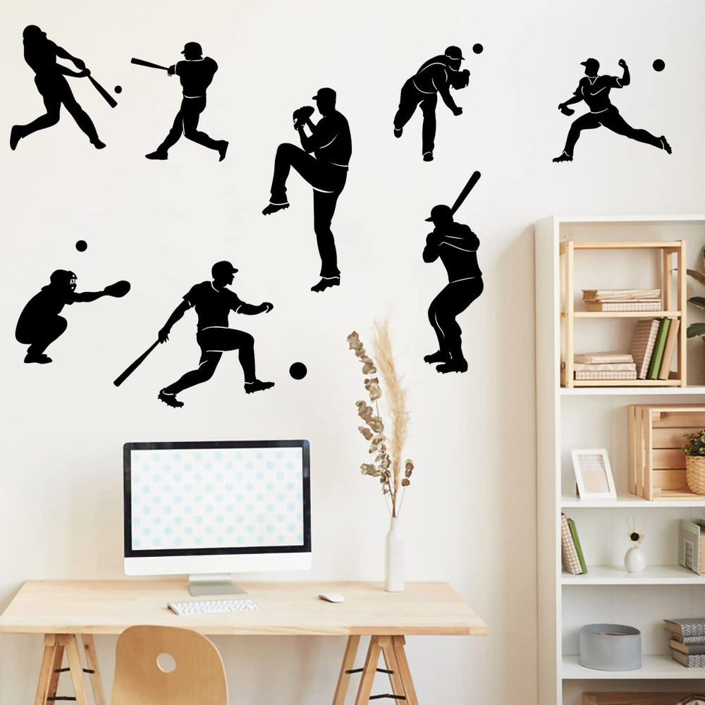 WOYINIS 12x36 inch silhouette brings bold sports vibes.
