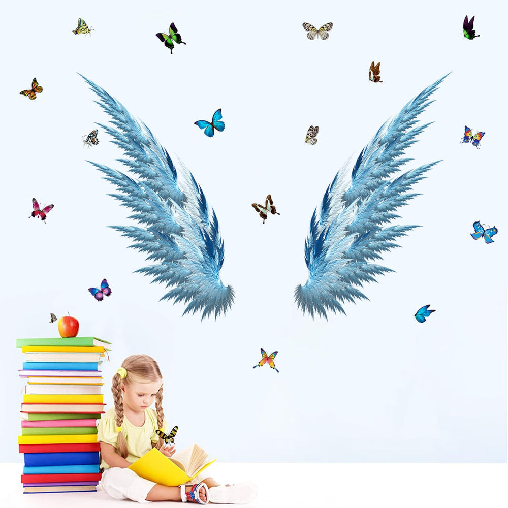 WOYINIS blue wings make classrooms brighter with playful wall decor.