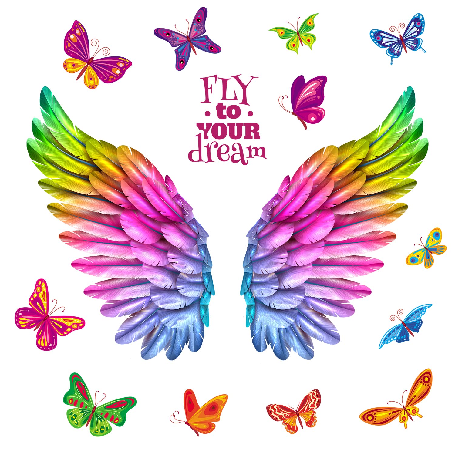 WOYINIS butterfly accents wall sticker adds playful charm to bedrooms.