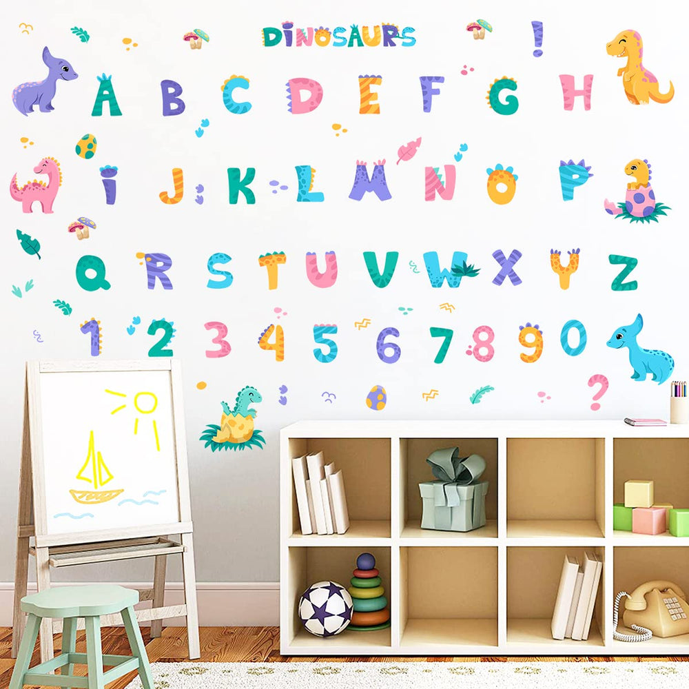 WOYINIS alphabet wall stickers with numbers for early math learning