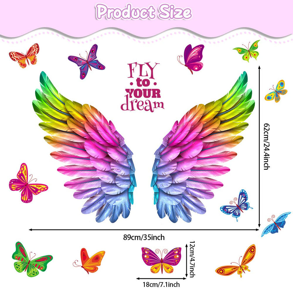 WOYINIS dream flight wall decal transforms spaces into magical play areas.
