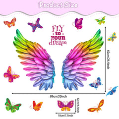 WOYINIS dream flight wall decal transforms spaces into magical play areas.