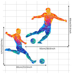 WOYINIS two-sheet peel-and-stick decals are easy to reposition