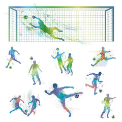 WOYINIS kick animation decal helps visualize goals during practice fun.