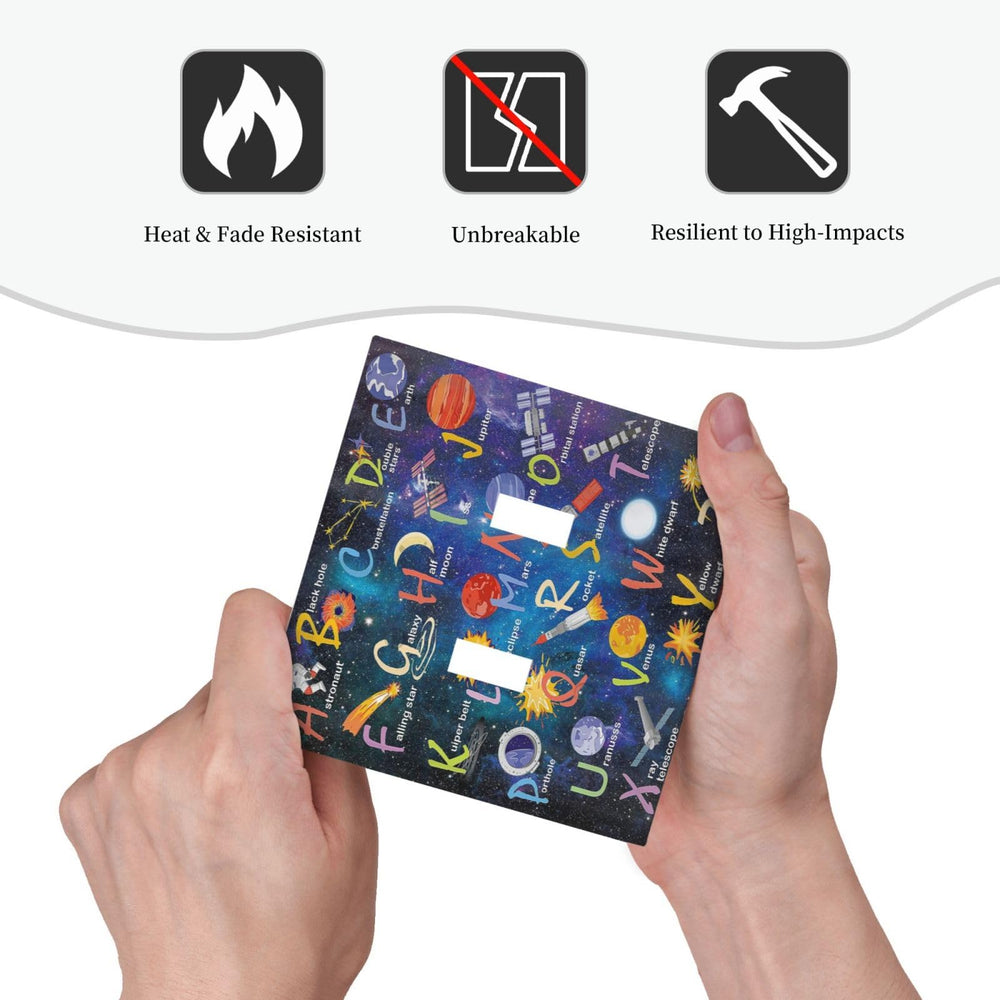 Wpshijia durable plastic switch faceplate resists impact for daily use.