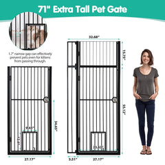 WPVPaw cat door detail shows convenient access for pets.