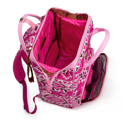 Wrangler Aztec Backpack insulated bottle pockets keep drinks at the right temperature