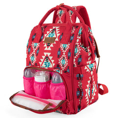 Wrangler Aztec Backpack insulated pockets keep bottles at temperature during travel