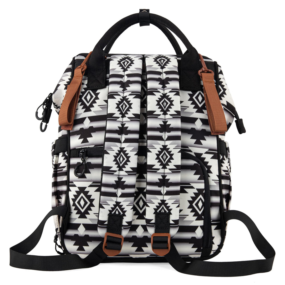 Wrangler Aztec Backpack with multiple pockets for organized gear during daily outings.