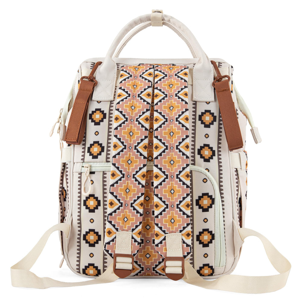 Wrangler Aztec Backpack padded shoulder straps for comfortable carrying.