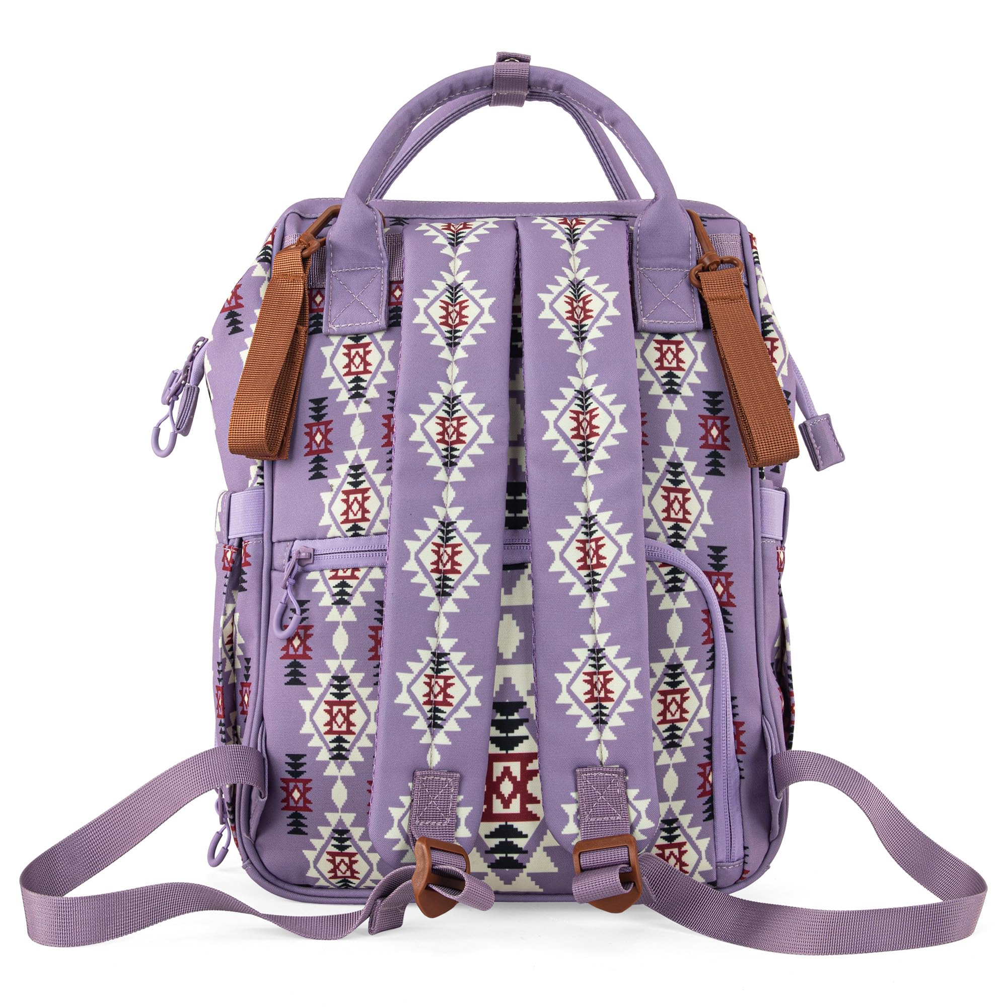 Wrangler Aztec Backpack top view reveals multiple compartments for gear.