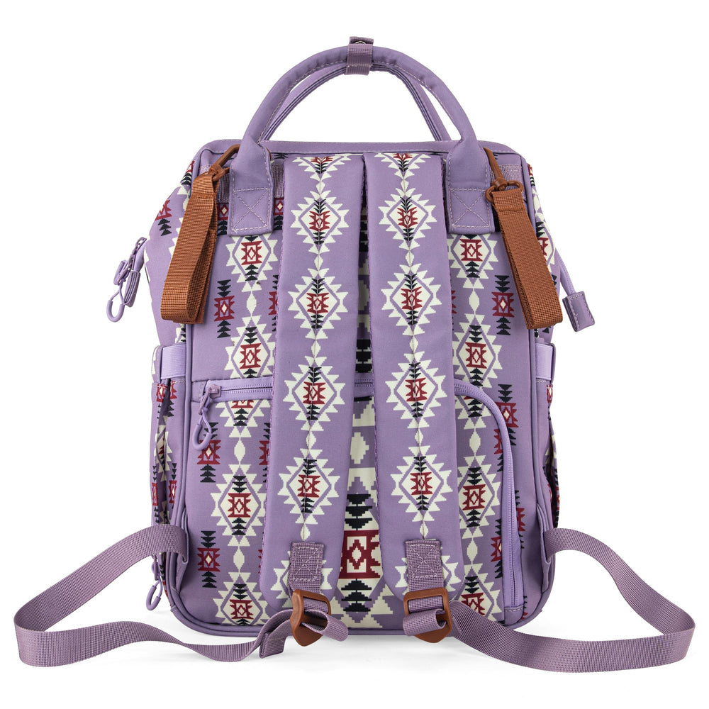 Wrangler Aztec Backpack top view reveals multiple compartments for gear.