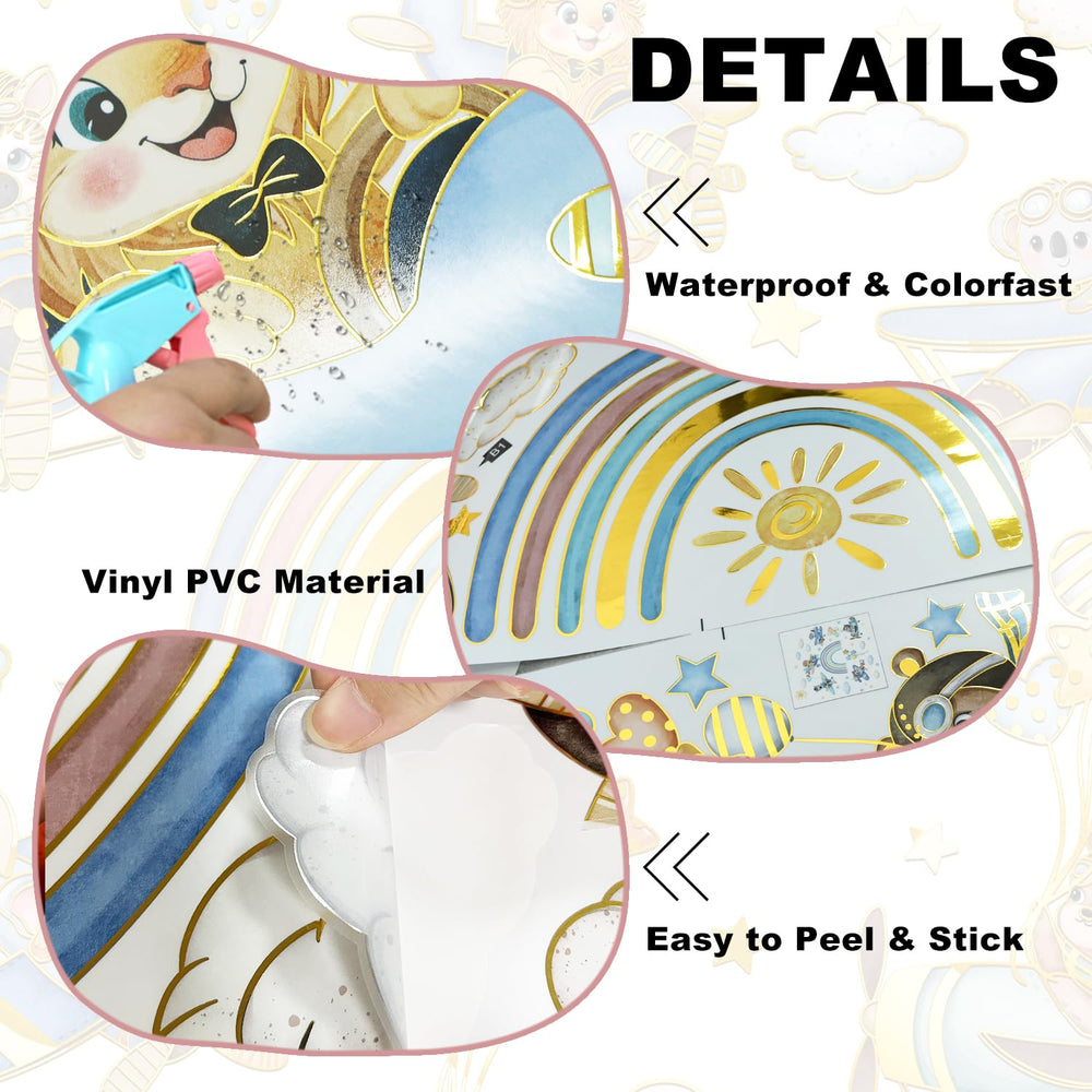 Easy peel and stick application by Wrdpyrmnis means quick, mess-free decorating.