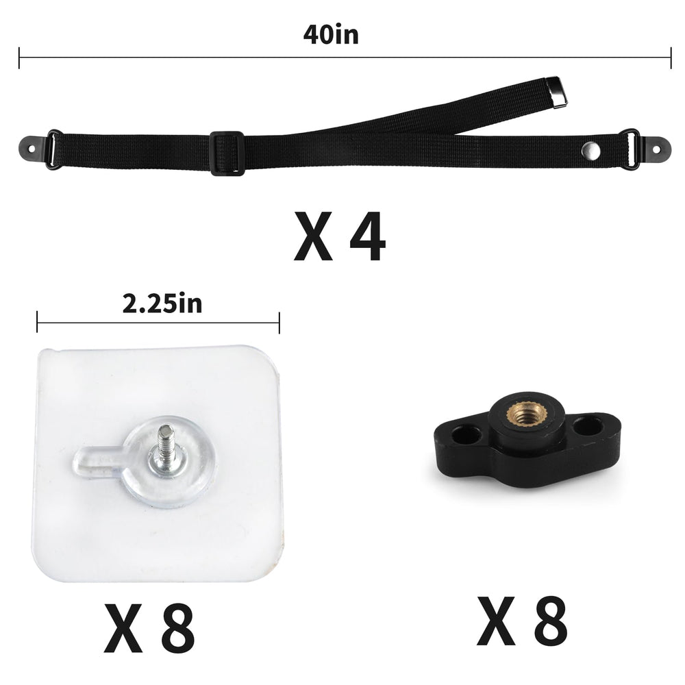 WRICHEAR accessories included image lists 4 straps and hardware.