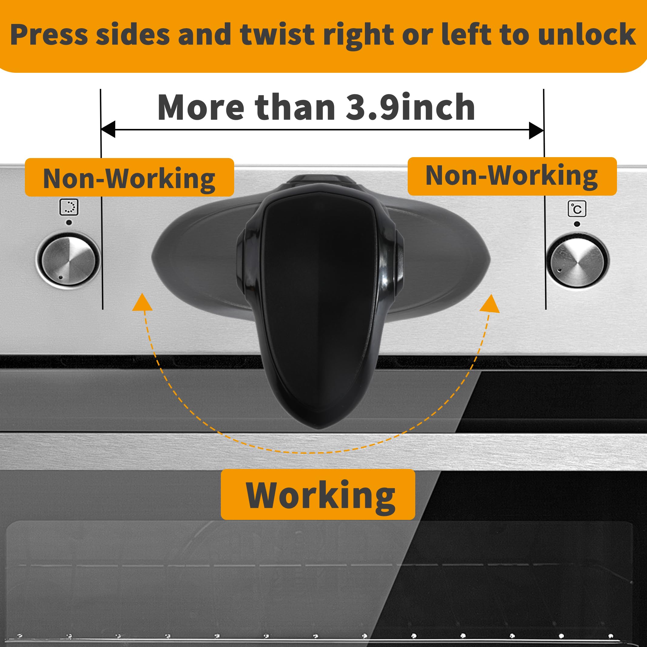 WRICHEAR knob covers closeup shows durable high-temp plastic
