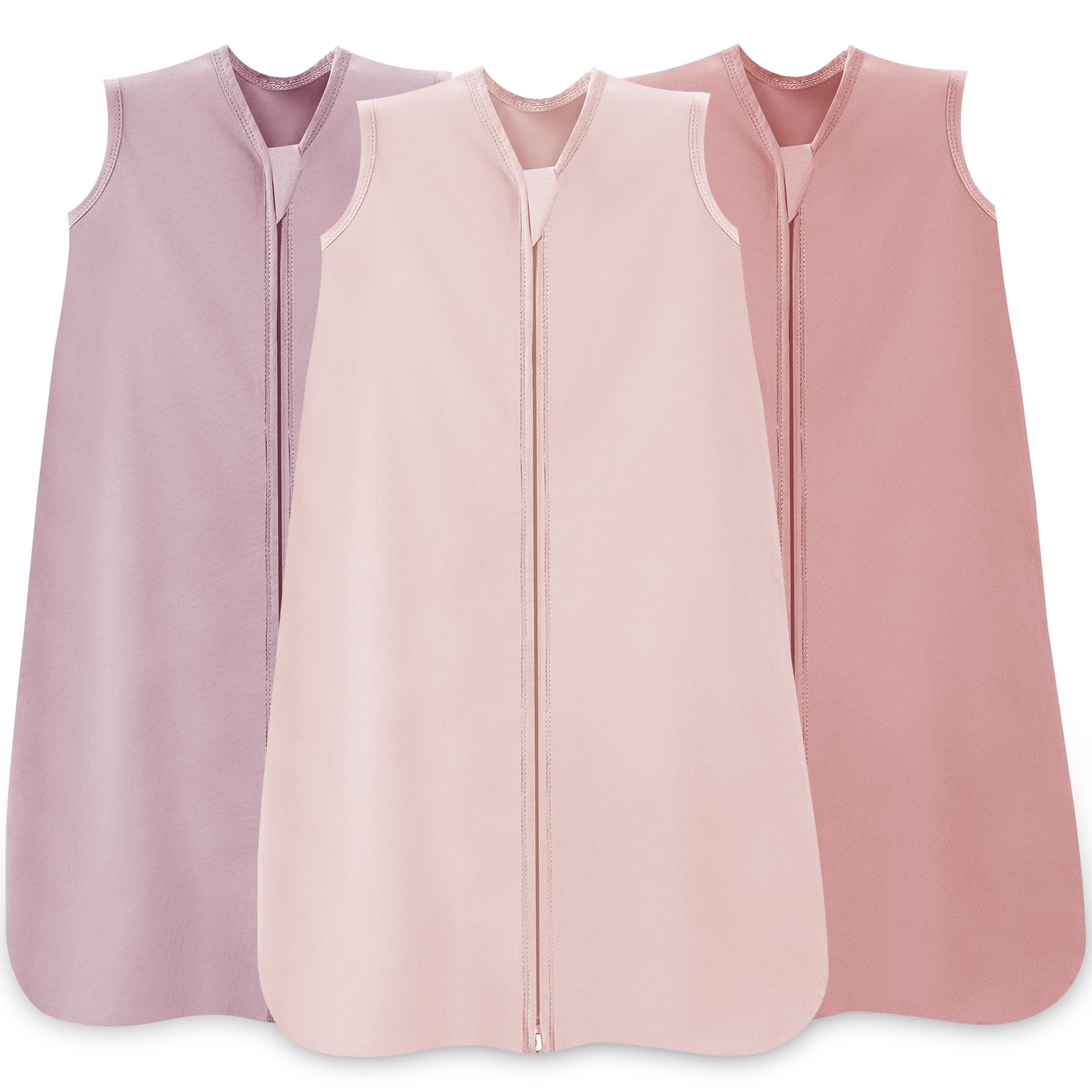 Wrrernsin baby sleep sack front view in breathable cotton for gentle nights.