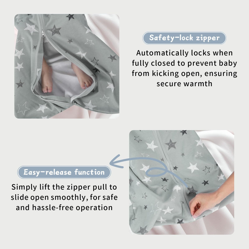 Wrrernsin sleep sack collar cover protects baby’s skin from friction