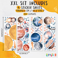 WS Wallpaper astronaut animals decals invite storytelling on nursery surfaces