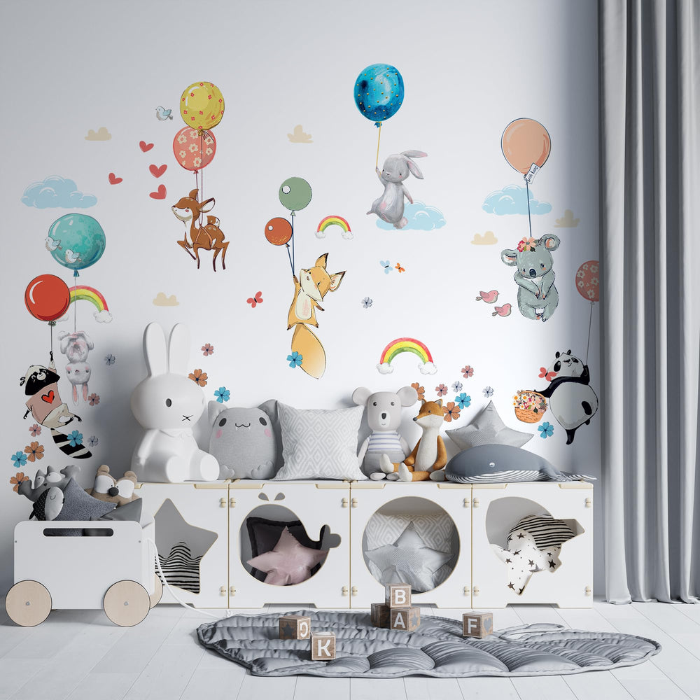 WS Wallpaper Lipastick koala and stars wall decal for calm nurseries.