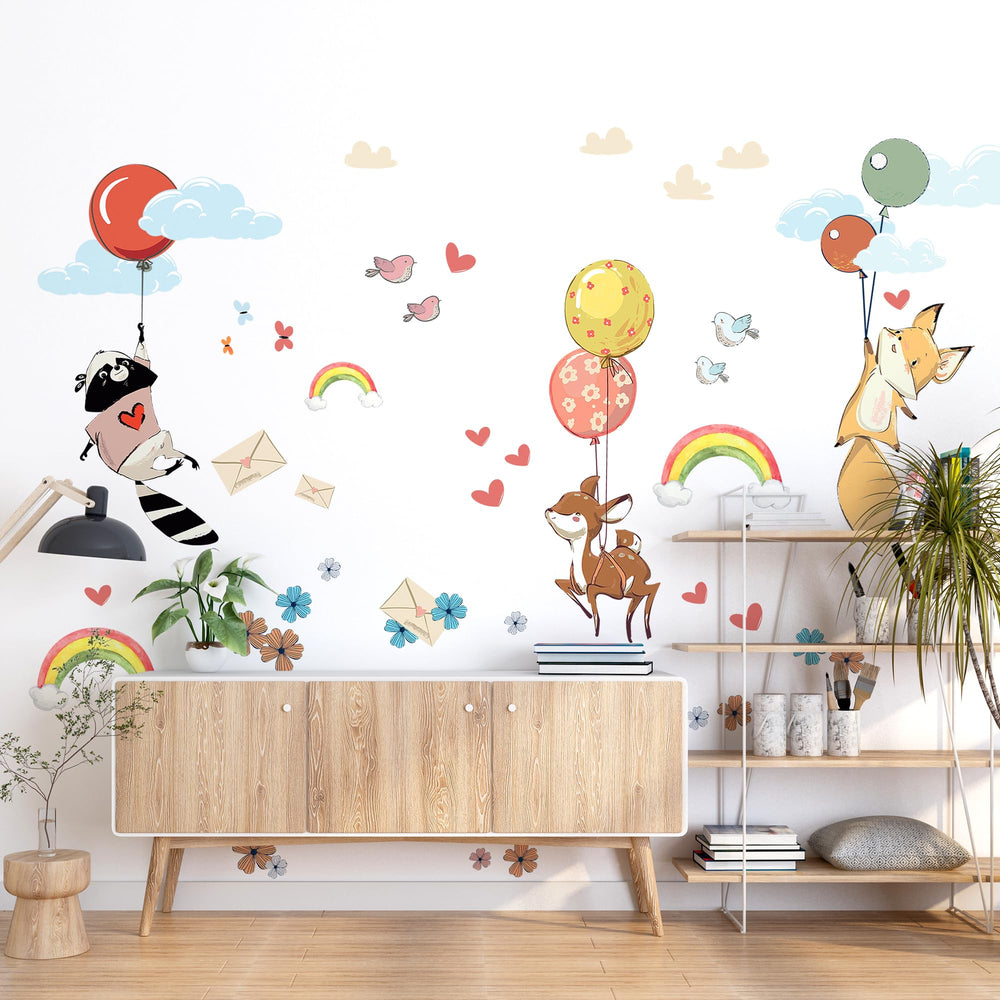 WS Wallpaper Lipastick peel-and-stick decals for easy temporary decor updates.