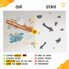 Lipastick unicorn wall decals with stars add playful nursery decor.