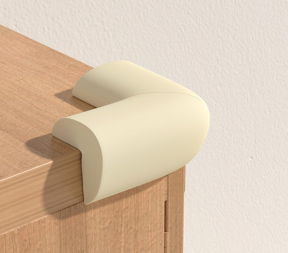 WSFEGL beige corner protectors on tables and cabinets for subtle protection