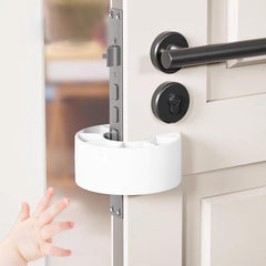 WSIWZAI large door stop pinch guard white dampens noise from closing doors.
